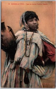 Scenes Et Types - Type De Jeune Femme Kabyle Algeria Postcard