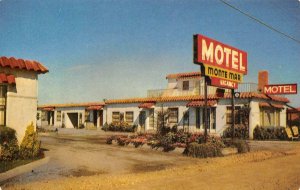 MOTEL MONTE MAR San Rafael, CA Marin County Roadside c1950s Vintage Postcard