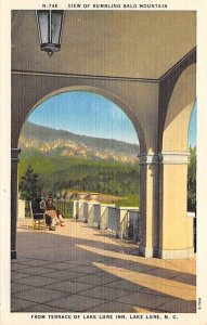 Rumbling Bald Mountain from Terrace of Lake Lure Inn Lake Lure, North Carolin...