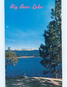 Pre-1980 WATER SCENE Big Bear Lake California CA hk2567