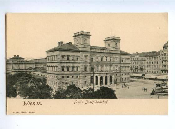 155650 AUSTRIA WIEN Franz Josefsbahnhof Vintage postcard