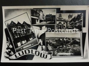 c1950's RPPC - LUDLOW Multiview - (All images shown)