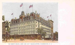 Ebbit House Army Navy Headquarters Washington DC 1900c PMC postcard