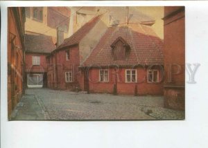 442837 USSR 1974 year Latvia Riga courtyard the Eka Konventis building postcard