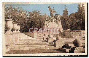 Old Postcard Beziers Memorial