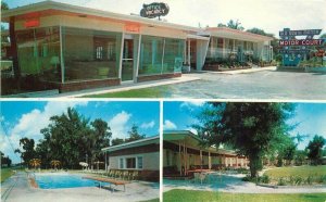 Architecture Century South Manor Restaurant Savannah Georgia Postcard 21-1965