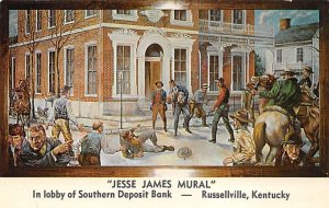 Jesse James Merrill Lobby of southern deposit bank Russellville Kentucky  