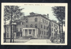 WAVERLY IOWA MERCY HOSPITAL BUILDING VINTAGE POSTCARD