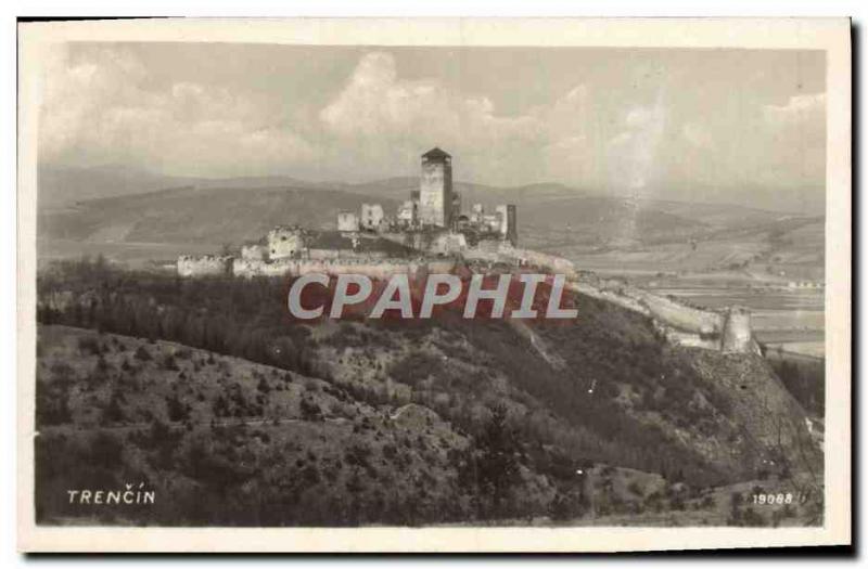 VINTAGE POSTCARD Trencin