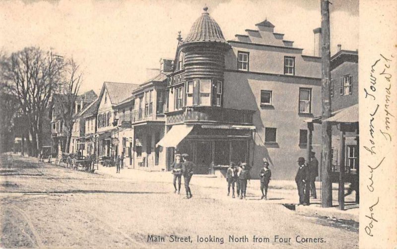 Smyrna Delaware Main Street Looking North Vintage Postcard AA6418