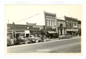 MI - Kalkaska. Main Street, Plummer Drug Store ca 1940's RPPC