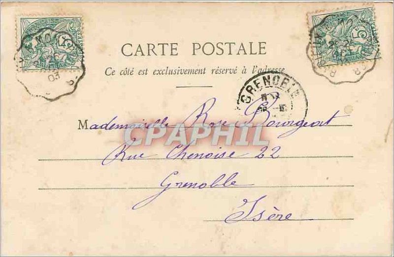 'Old Postcard Montpellier Le Chateau d''Eau'