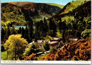 1950 Vale of Glendalough Com. Wicklow Ireland Monastery Mountain Posted Postcard