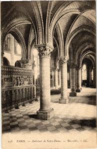 CPA PARIS (4e) Interieur de Notre-Dame. Bas-Cotes (539961)