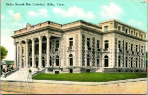 Vtg Postcard 1910 Dallas Scottish Rite Cathedral - Dallas Texas