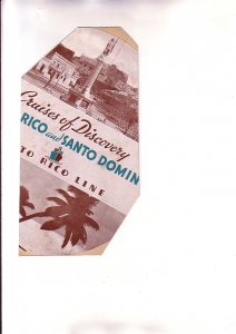 SS Coamo 1937 Cruise Bon Voyage, Puerto Rico Western Telegram, Christine Miller