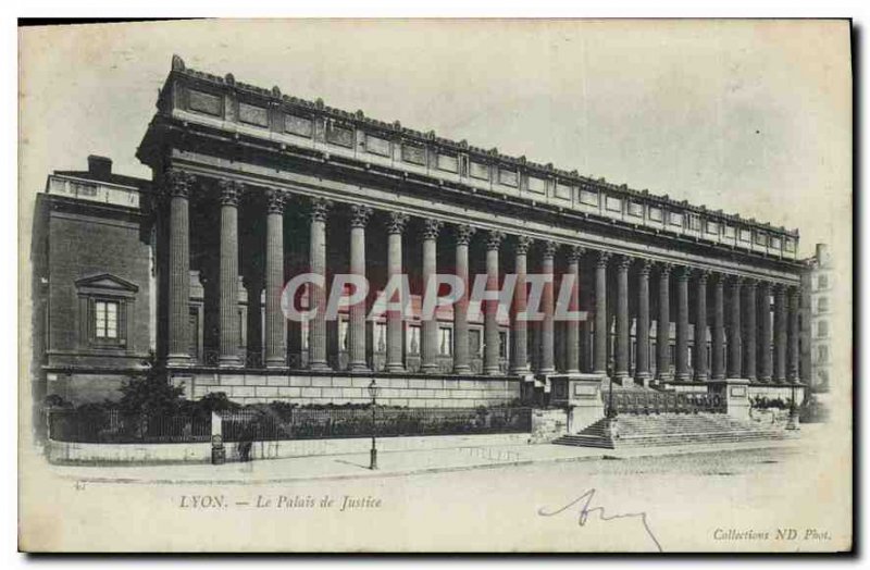 Postcard Old Lyon Courthouse