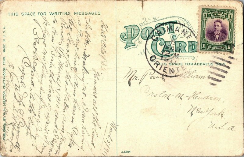 Initiation, Sailors Crossing the Equator c1911 Vintage Postcard D60