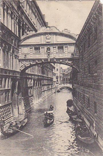 Italy Venezia Ponte dei Sospiri 1916