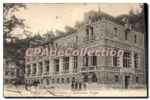 Old Postcard Evaux Les Bains Etablissement Thermal