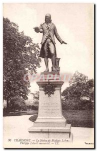 Chaumont - The Statue of Philippe Lebon - Old Postcard