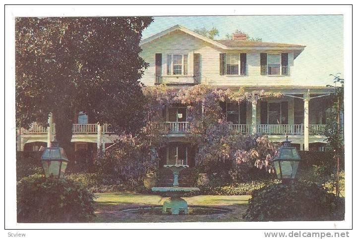 Kirkland Family Home, Kamschatka, Camden, South Carolina, 40-60s
