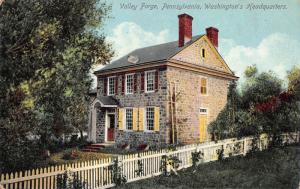 Washington's Headquarters, Valley Forge, Pennsylvania, Early Postcard, Unused