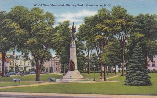 New Hampshire Manchester World War Memorial Victory Park