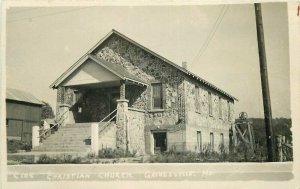 Christian Church Gainesville Missouri C108 RPPC Photo Postcard 20-5168