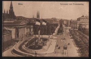 3100426 AUSTRIA Wien Parlament und Franzensring Vintage PC