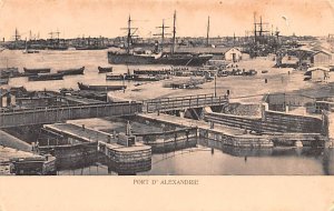 Port D'Alexandrie Egypt, Egypte, Africa Unused 