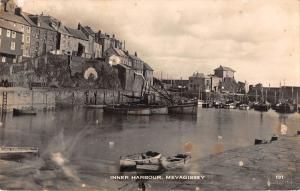 uk32834 inner harbour mevagissey real photo uk