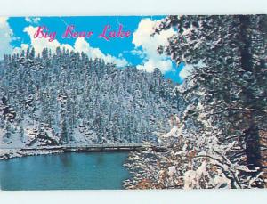 Pre-1980 WINTER SCENE Big Bear Lake California CA hn5826