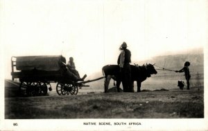 South Africa Native Scene Vintage RPPC 08.66