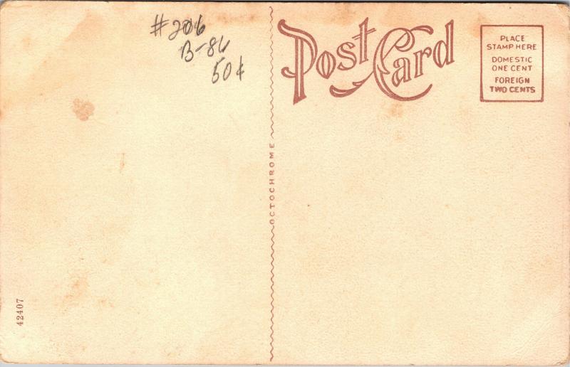 Music Hall, Kansas State Normal, Emporia KS Vintage Postcard H01