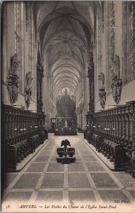 Belgium Antwerp Anvers Les Stalles du Choeur de l'Eglise Saint Paul 03.20