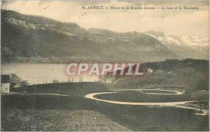 Postcard Annecy Old Route of the Great Lake and Jeanne Tournette