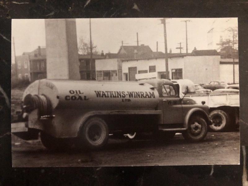 Ungebraucht Vancouver BC Kanada RPPC Postkarte Öl Tankwagen Watkins Winram