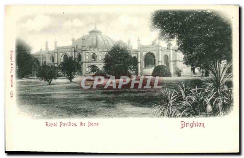 Old Postcard Brighton Royal Pavilion the Dome