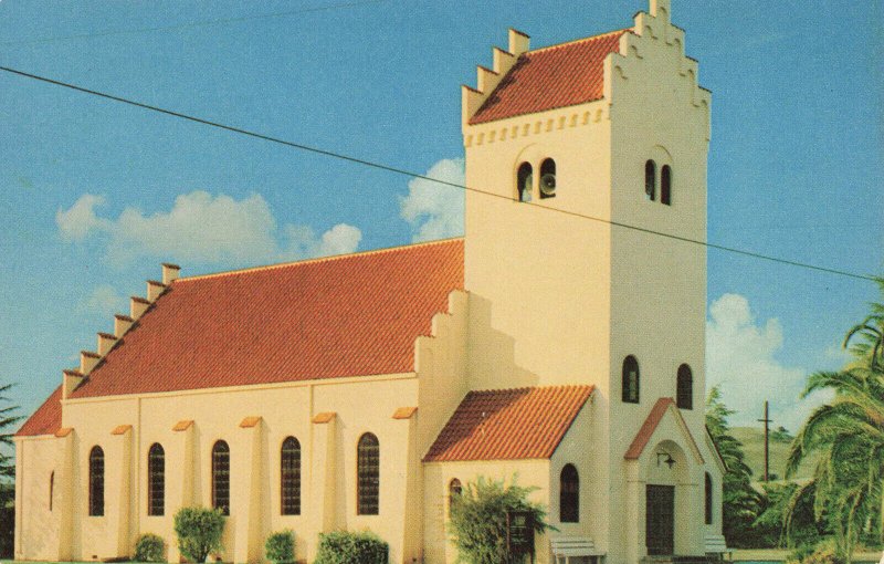 Postcard Danish Lutheran Church In Solvano California