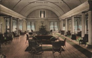 Pinehurst North Carolina NC Country Club Lounge Albertype Vintage Postcard