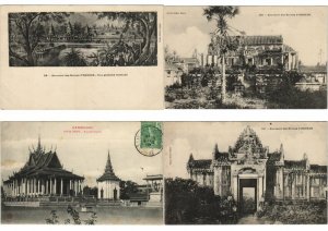 CAMBODIA, INDO-CHINA 54 Vintage Postacards (L3057)