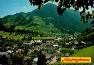 Austria Hinterglemm Mit Zwoelferkogel Panoramic View 1980