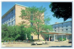 c1960 Burge Residence Hall University Exterior Building Iowa City Iowa Postcard