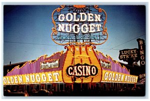 c1970's Golden Nugget Las Vegas Nevada NV Vintage Unposted Postcard