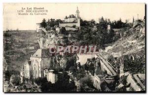 Old Postcard Lot Rocamadour Illustree Montee Du Calvaire