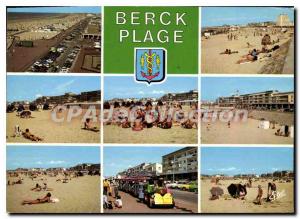 Modern Postcard the Cote d'Opal Beach Berck Pas de Calais Esplanade Parmentie...