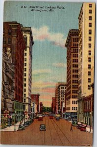 Postcard SHOPS SCENE Birmingham Alabama AL AK7523