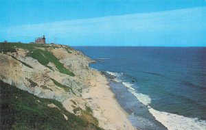 Block Island RI Mohegan Bluffs Southeast Lighthouse, Postcard