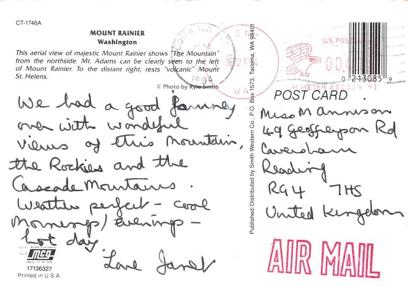 Lot377 usa washington mount rainier